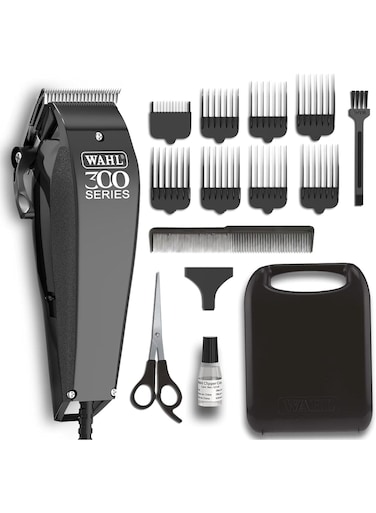 طقم ماكينة حلاقة الشعر Wahl Home Pro 300 Series - أسود