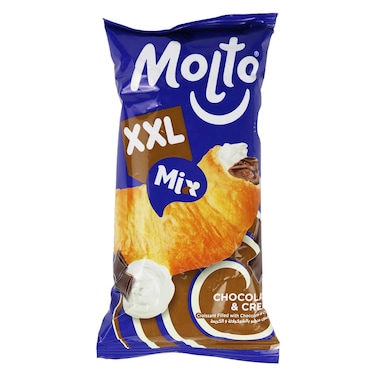 مولتو ميكس كرواسون محشو بالكريمة و الشوكولاتة - 65 جم