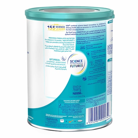 Nestle Nan 2 Optipro Follow On Infant Formula Powder - 400 gram