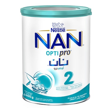 Nestle Nan 2 Optipro Follow On Infant Formula Powder - 400 gram