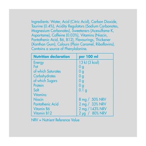 Red Bull Energy Drink - Sugar Free - 250ml