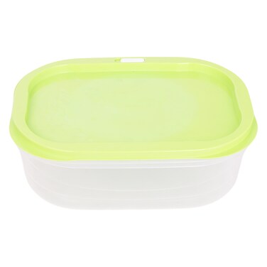 First 1 Plastic Rectangle Fridge Food Container - 2.5 Liter - Green