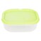 First 1 Plastic Rectangle Fridge Food Container - 2.5 Liter - Green