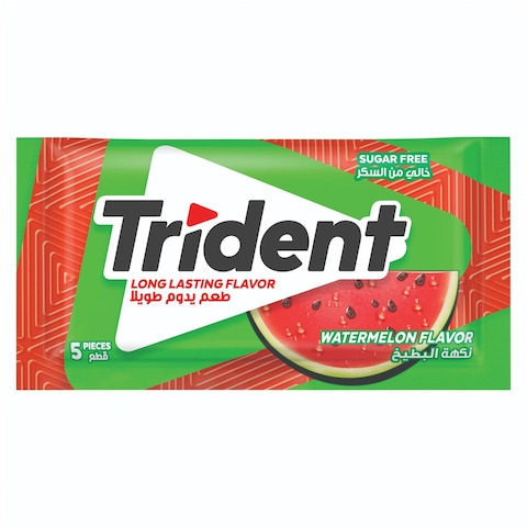 Trident Watermelon Flavored Chewing Gum - 5 Count