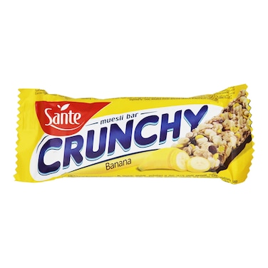 Sante Crunchy Bananas And Chocolate Coating Muesli Bar - 40 gram