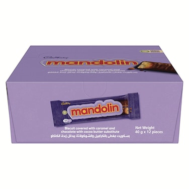 Mandolin Biscuit Chocolate - 40 grams - 12 Pieces