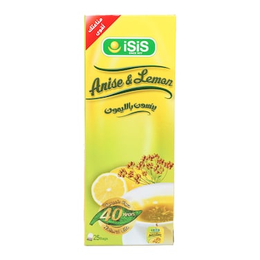 إيزيس أعشاب يانسون بالليمون - 25 فتلة