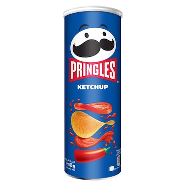 رقائق بطاطس برينجلز بطعم الكاتشب - 165 جرام