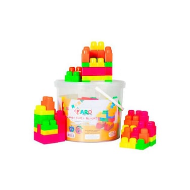 جردل مكعبات فارو جامبو - 90 قطعة