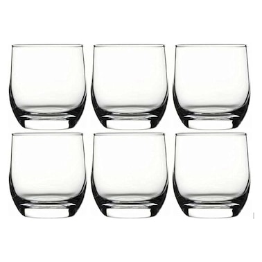 Pasabahce Barrel Old Fashion Cups Set - 340ml - 6 Cups