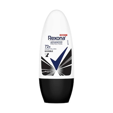 ريكسونا رول اون مزيل رائحة العرق إينفيزيبل بلاك & وايت - 50 مل