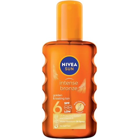 Nivea Sun Deep Tan Oil Spray Spf6 - 200ml