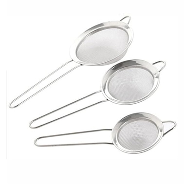 A One Stainless Steel Strainer - 3 Count - Silver
