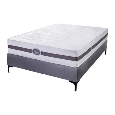 Al Maamoun Silver Mattress - 100*195*25 Cm