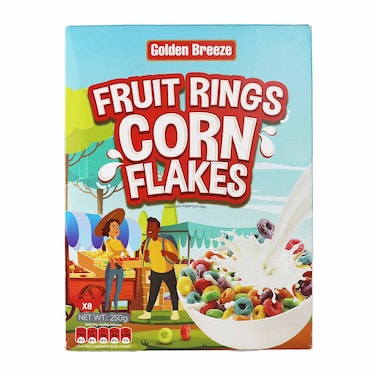 جولدن بريز حبوب رينج فواكه - 250 جم