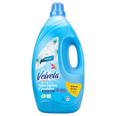 Velveta Fabric Softener With Ocean Mist Scent - 3 Kg