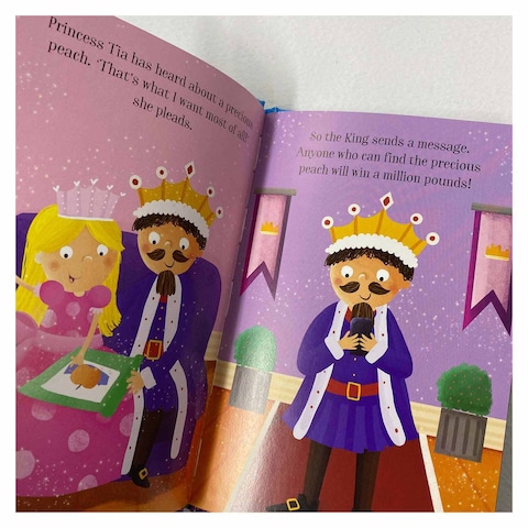 كتاب قصة الأميرة تيا باللغة الإنجليزية