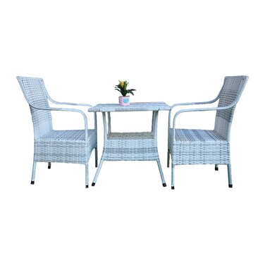 العالمية طقم راتان 2 كرسي + ترابيزة