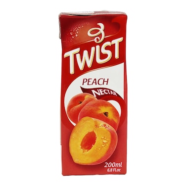 عصير خوخ تويست - 200 مل