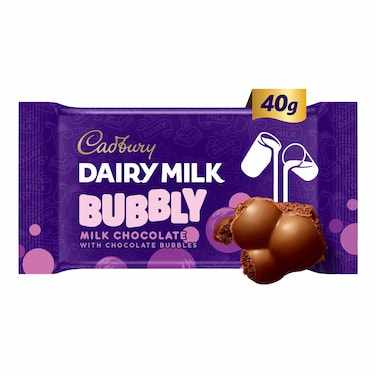 Cadbury Bubbly Plain Chocolate - 40 gm