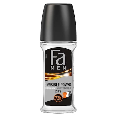 Fa Invisible Power Roll-On Deodorant For Men - 50ml