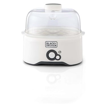 جهاز طهي البيض بلاك + ديكر 280 واط - أبيض - EG200-B5