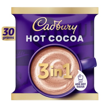 Cadbury Hot Chocolate 3 in 1 - 30 gm