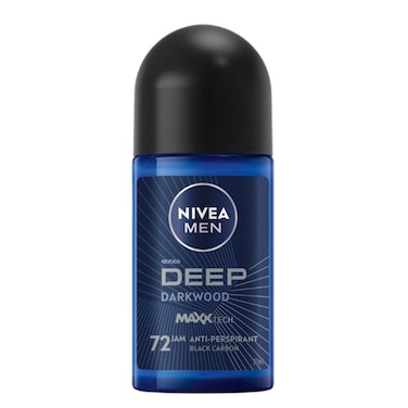 Nivea Deep Darkwood Antiperspirant Roll-On For Men - 50 ml