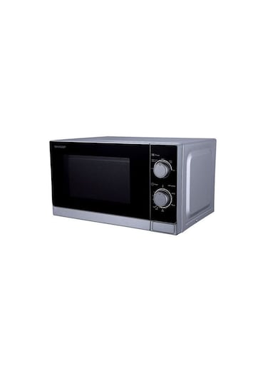 SHARP Microwave 800 Watts 20 Liter Electric 20 L 800 W R-20CR-S Silver