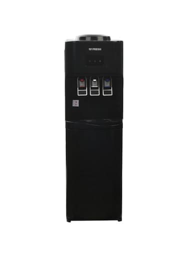 Fresh Water Dispenser 3 Faucets - With Cabin Black - FW-16VCB2
