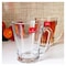 Blinkmax Glass Cup Set - 230 ml - 6 Pieces - KTZB29