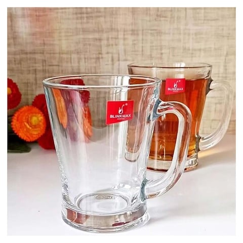 Blinkmax Glass Cup Set - 230 ml - 6 Pieces - KTZB29