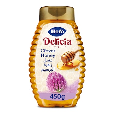 هيرو ديليسيا عسل البرسيم سكويز - 450 جم