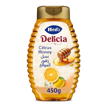 هيرو ديليسيا عسل موالح سكويز - 450 جم