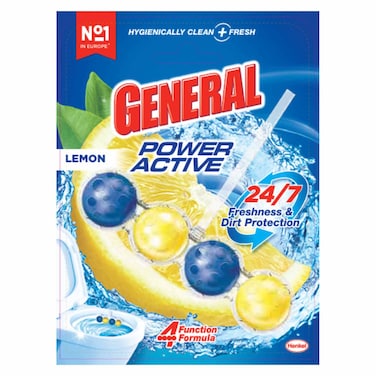 General Power Active Toilet Cleaning Blocks with Lemon Scent