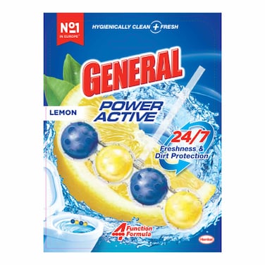 General Power Active Toilet Cleaning Blocks with Lemon Scent