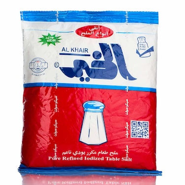 الخير ملح يود مكرر ناعم - 450 جم