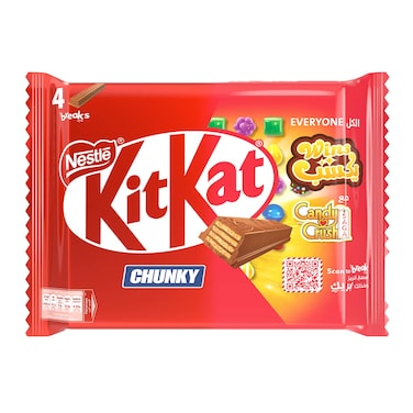 Kitkat Chunky Milk Chocolate Bar - 40 gram - 4 Pieces