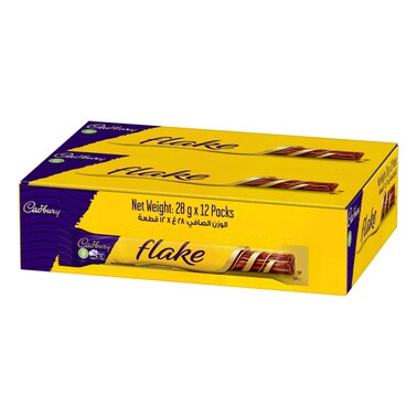 شيكولاتة كادبوري فليك - 28 جم - 12 قطعة