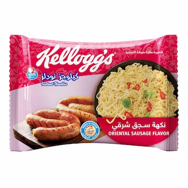 Kellogg&#39;s Oriental Sausage Flavour Noodles - 70 grams