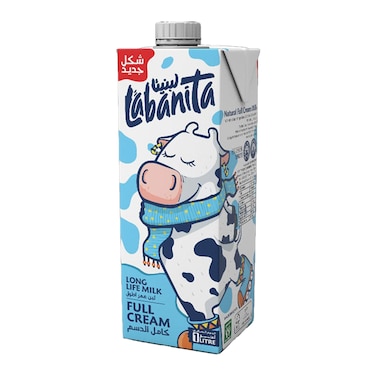 Labanita Full Cream Milk - 1 Liter - 12 Pieces