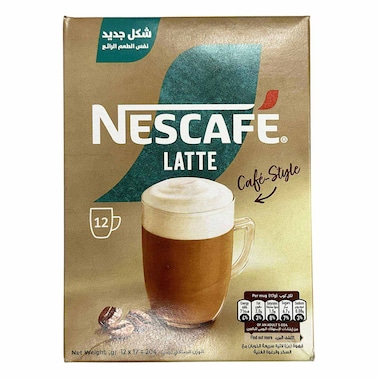 Nescafe Gold Latte Coffee - 17 Gram - 12 Sachets
