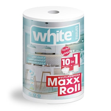 White Multi-Purpose Towels - 650 Sheets