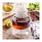 Termisil Glass Tea Pitcher with Candle Heater - 1.5 Liter - Clear