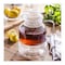 Termisil Glass Tea Pitcher with Candle Heater - 1.5 Liter - Clear