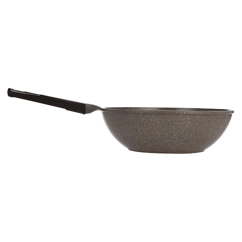 Neoflam Wok Pan 30 Cm - Gray Marble