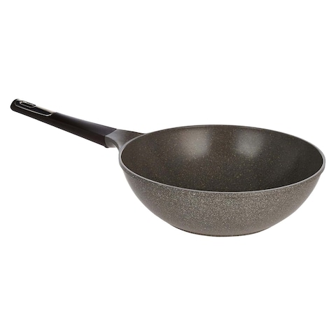 Neoflam Wok Pan 30 Cm - Gray Marble