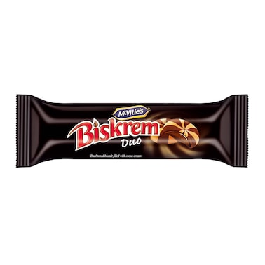 Ulker Biskrem Duo Chocolate Filled Biscuits - 51 gram
