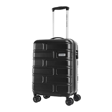 حقيبة سفر امريكان توريستر بريكلين بعجلات، 55 سم - اسود
