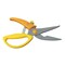 A One Stainless Steel Chicken Scissors with Plastic Handle - Yellow